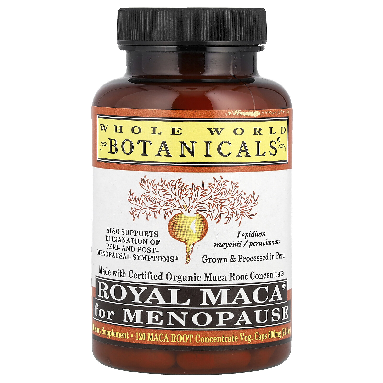 Royal Maca® for Menopause, 1,200 mg, 120 Veg. Caps (600 mg per Cap)
