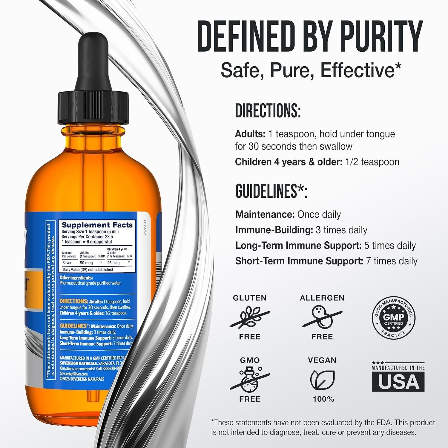 -Active Silver Hydrosol: Pure Immune Support with 10 PPM Colloidal Silver