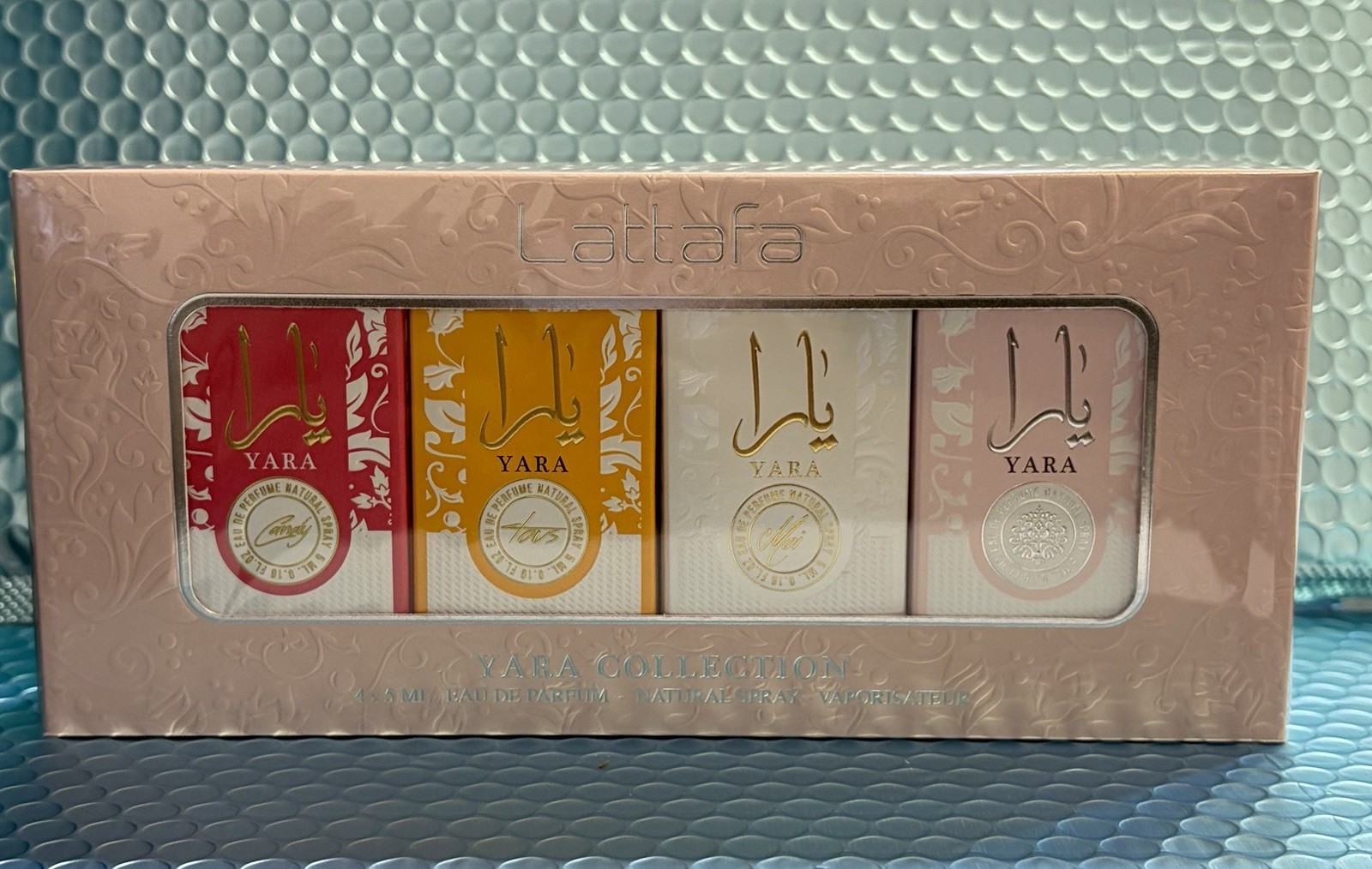 Lattafa Yara Mini Eau De Parfum 4Pc X 5ml Set 0.17 Oz Women’s