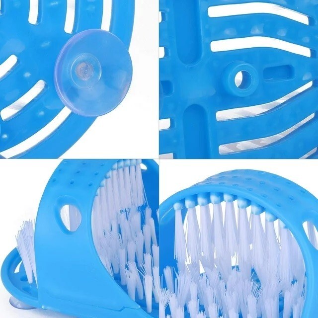 Shower Feet Foot Scrubber Exfoliating Massager Cleaner Washer Wash Slipper Brush