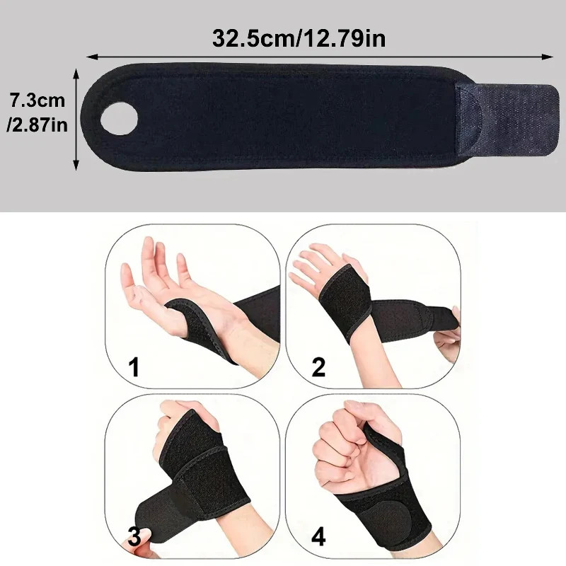 Adjustable Wrist Brace Support Strap for Carpal Tunnel Arthritis Sprain Pain Rel