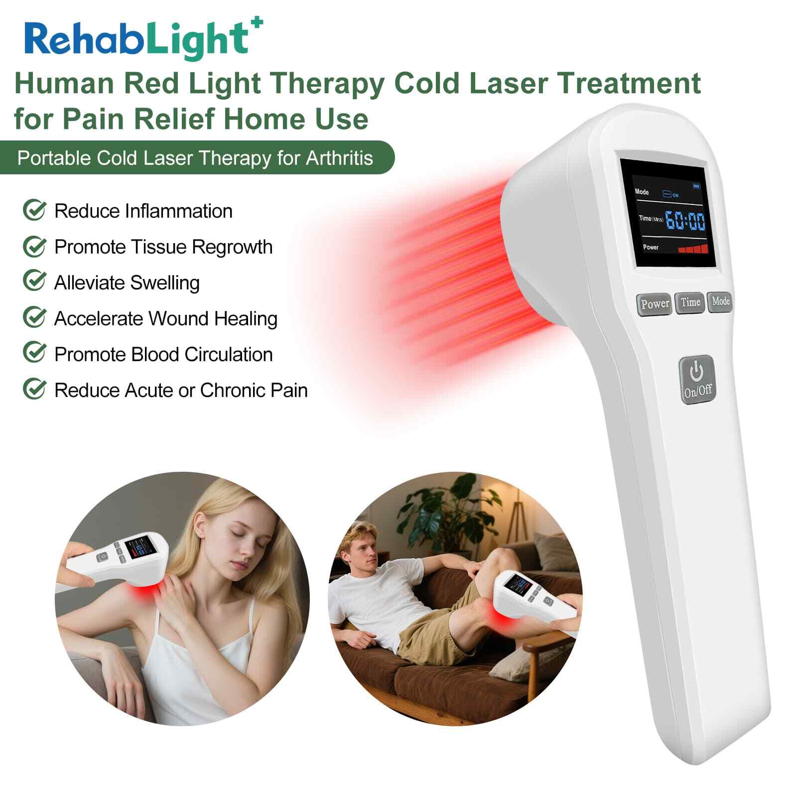 880mW Therapeutic Cold Laser for Sacroiliac Joint Dysfunction & Frozen Shoulder