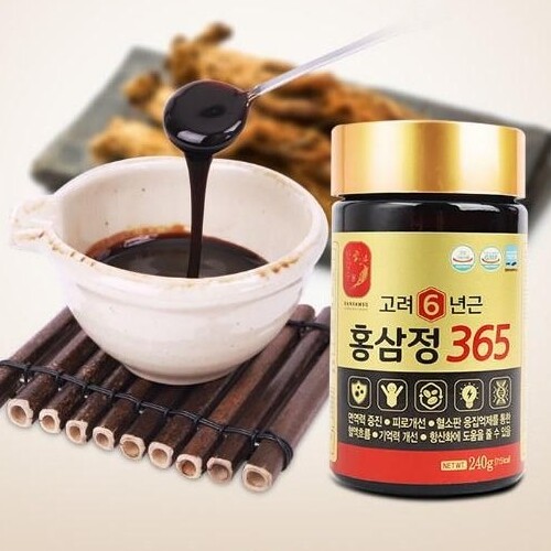 KOREA NO.1 Korean 6 Years Red Ginseng Extract 365, Saponin,Panax 240g x 4ea NEW