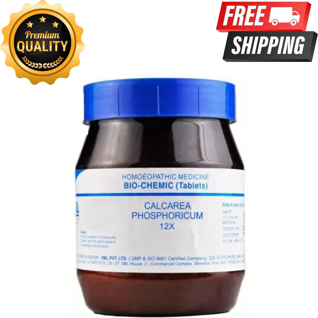 SBL Calcarea Phosphorica 12X Tablets 16oz (450g) | Biochemic Formula | Fast Ship
