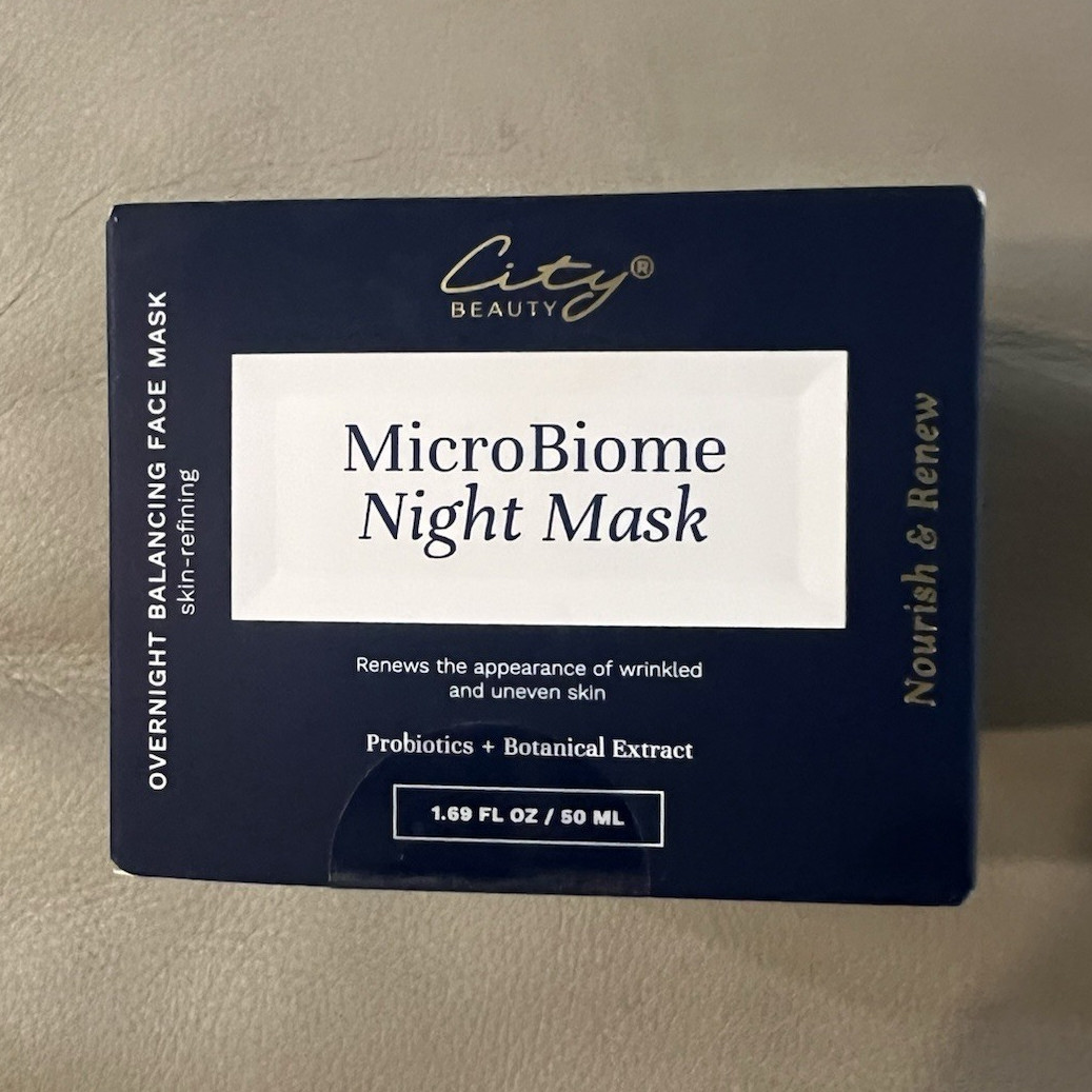 City Beauty MicroBiome Overnight Night Mask for Wrinkles 1.69 fl oz / 50 mL