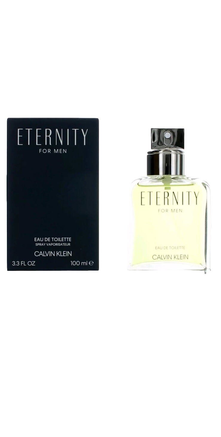 Eternity by Calvin Klein, 3.3 oz EDT Spray for Men
