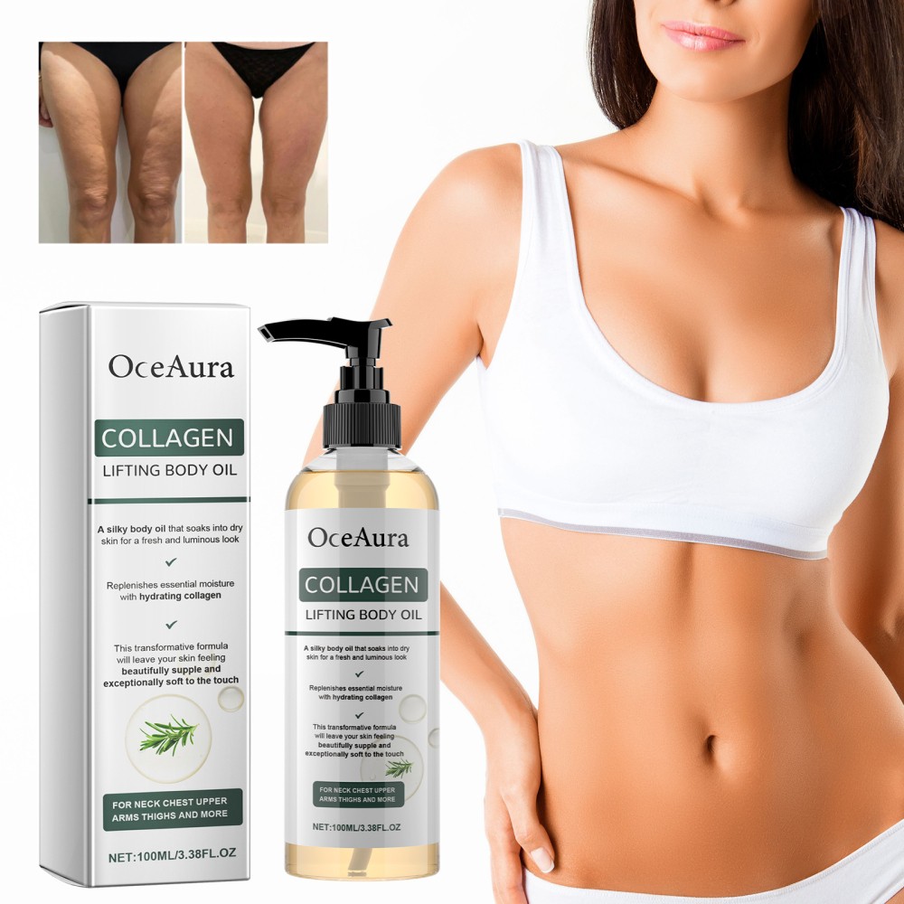 3/5x Collagen Lifting Body Oil Firming Anti Aging Wrinkles Scars & Stretch Mark
