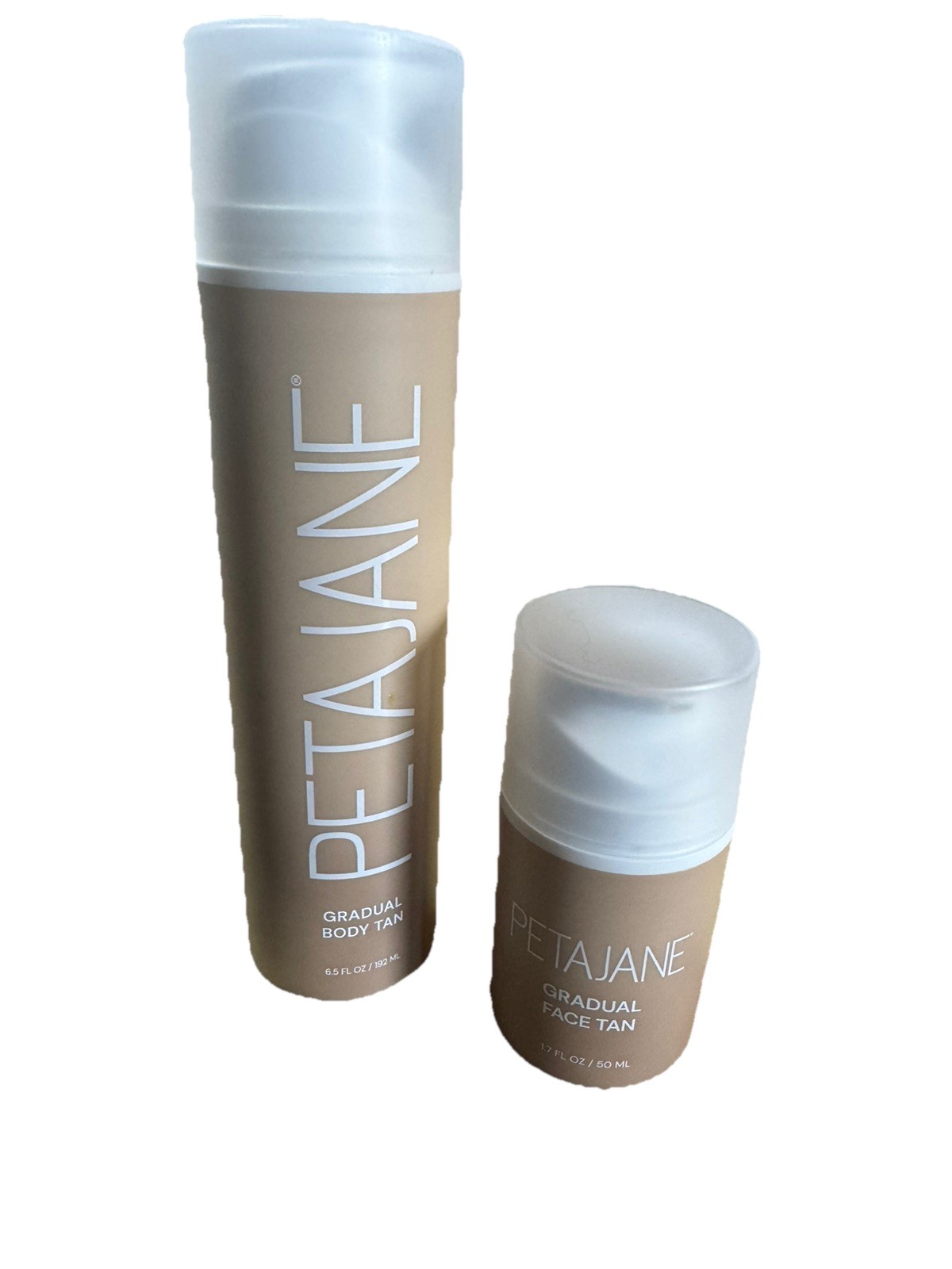 Petajane Gradual Body Tan 6.7 Oz – Gradual Face Tan 1.7 Oz