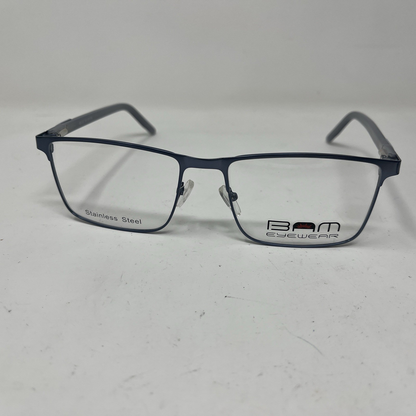 BAM EYEWEAR 520 Blue 58-18-150 Large Flex Hinge Eyeglasses (747