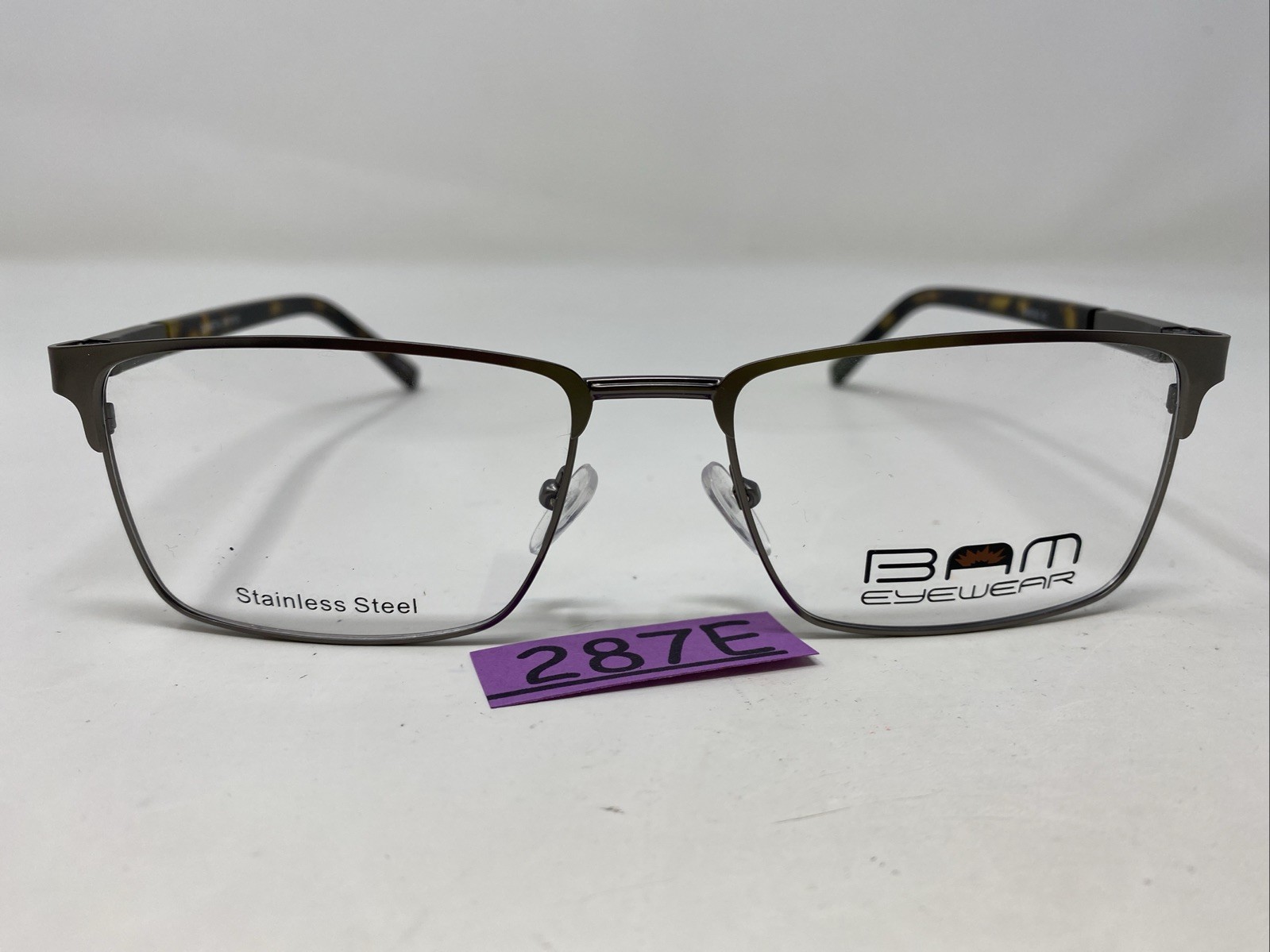 BAM Eyewear BAM 523 GUNMETAL 58-19-150 Metal Full Rim Eyeglasses Frame 287E