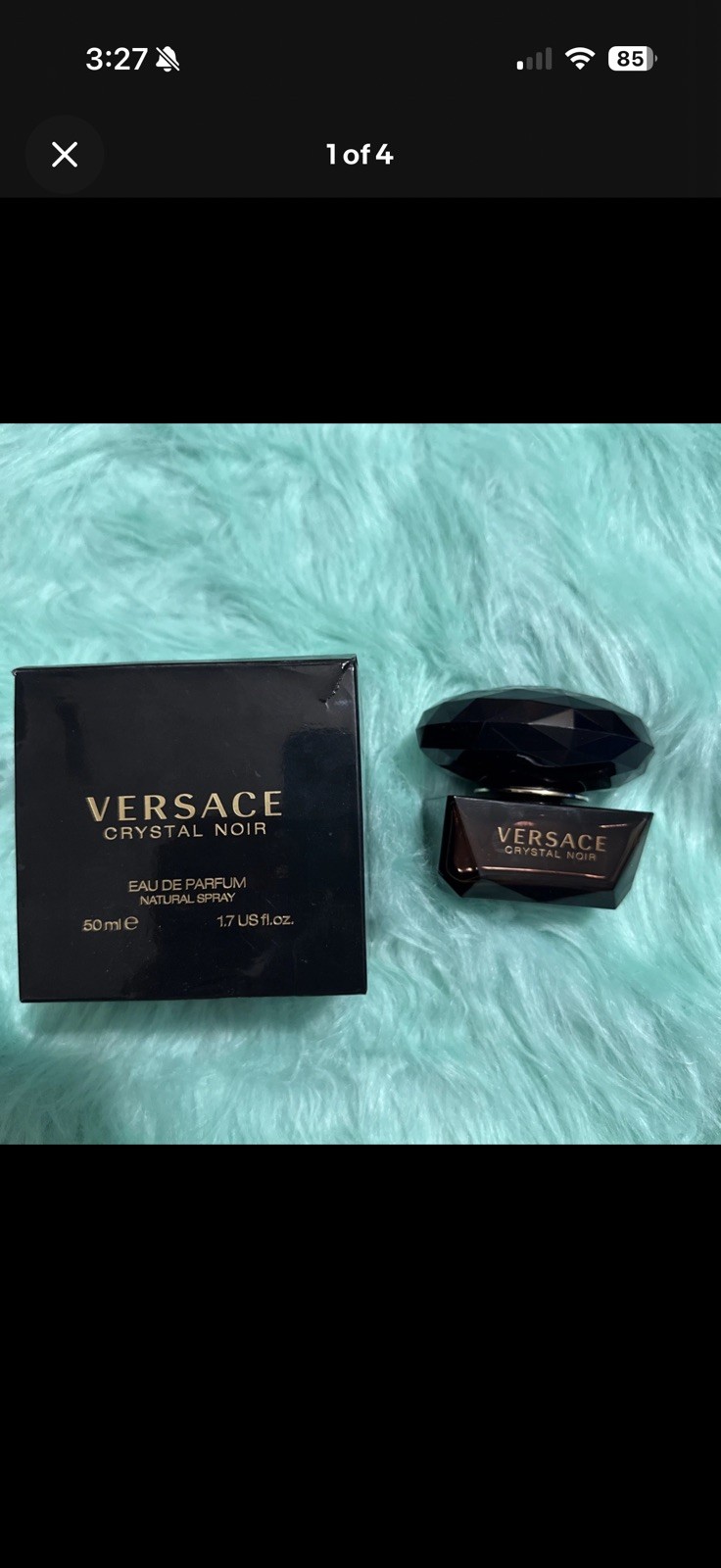 Versace Crystal Noir Eau de Parfum Women 1.7 fl oz 50 ml 98%