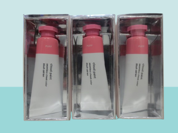 GLOSSIER CLOUD PAINT SEAMLESS CHEEK COLOR BLUSH IN PUFF 0.33 OZ NWB SET OF 3