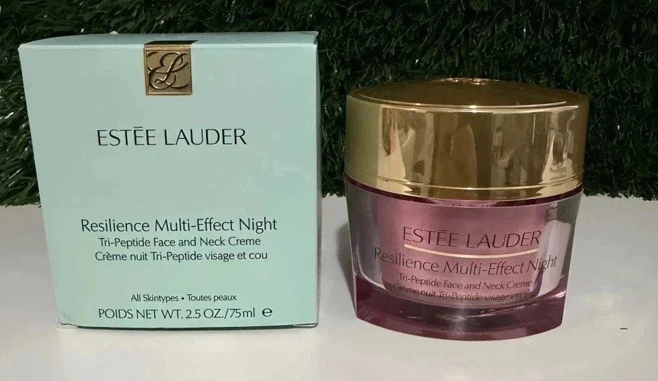 Estee Lauder Resilience Multi-Effect NIGHT Face & Neck Creme 2.5 oz -75ml NIB