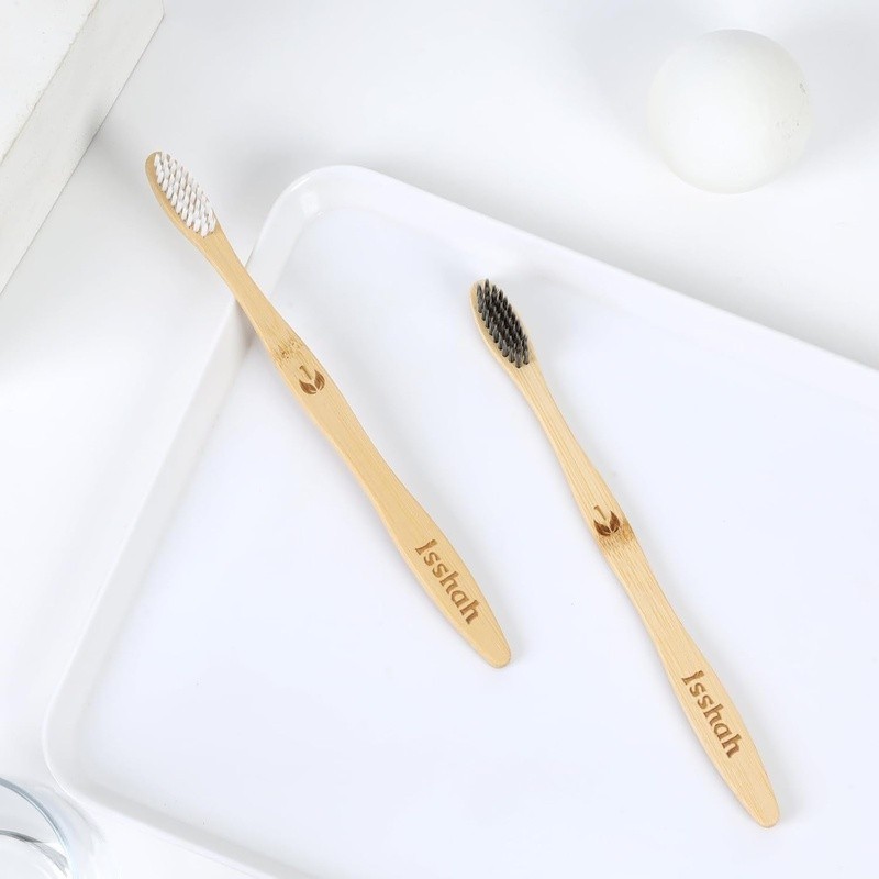 Biodegradable Bamboo Toothbrush Soft Bristles Eco Friendly Oral Care Pack of 12