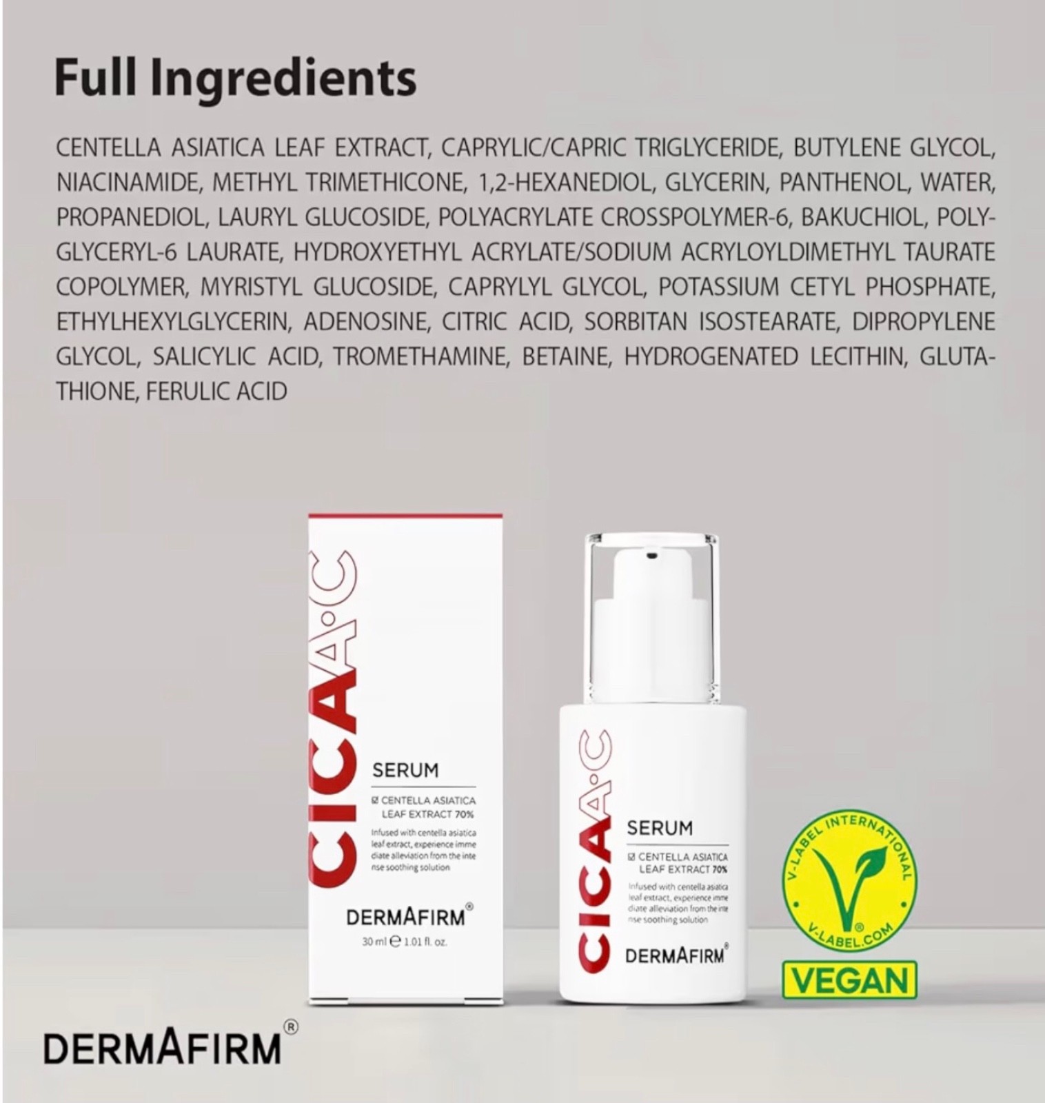 Dermafirm Cica A.C Stater Kit Lot of 4 Acne Skin Care Toner Serum Spot Cream