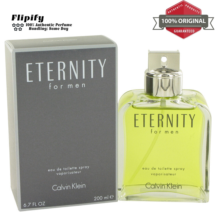ETERNITY Cologne by Calvin Klein EDT Spray for Men 6.7 oz 3.4 oz 1.7 oz 0.5 oz