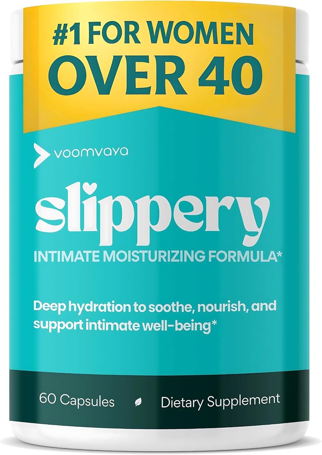 Vaginal Dryness Relief for Women 40+ with Slippery Elm Promotes Vaginal Moisture