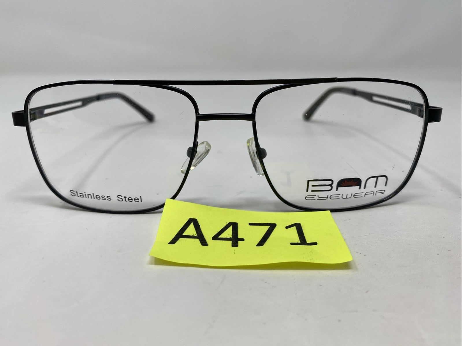 BAM Eyewear BAM 518 MATTE BLACK 58-18-150 Metal Full Rim Eyeglasses Frame A471