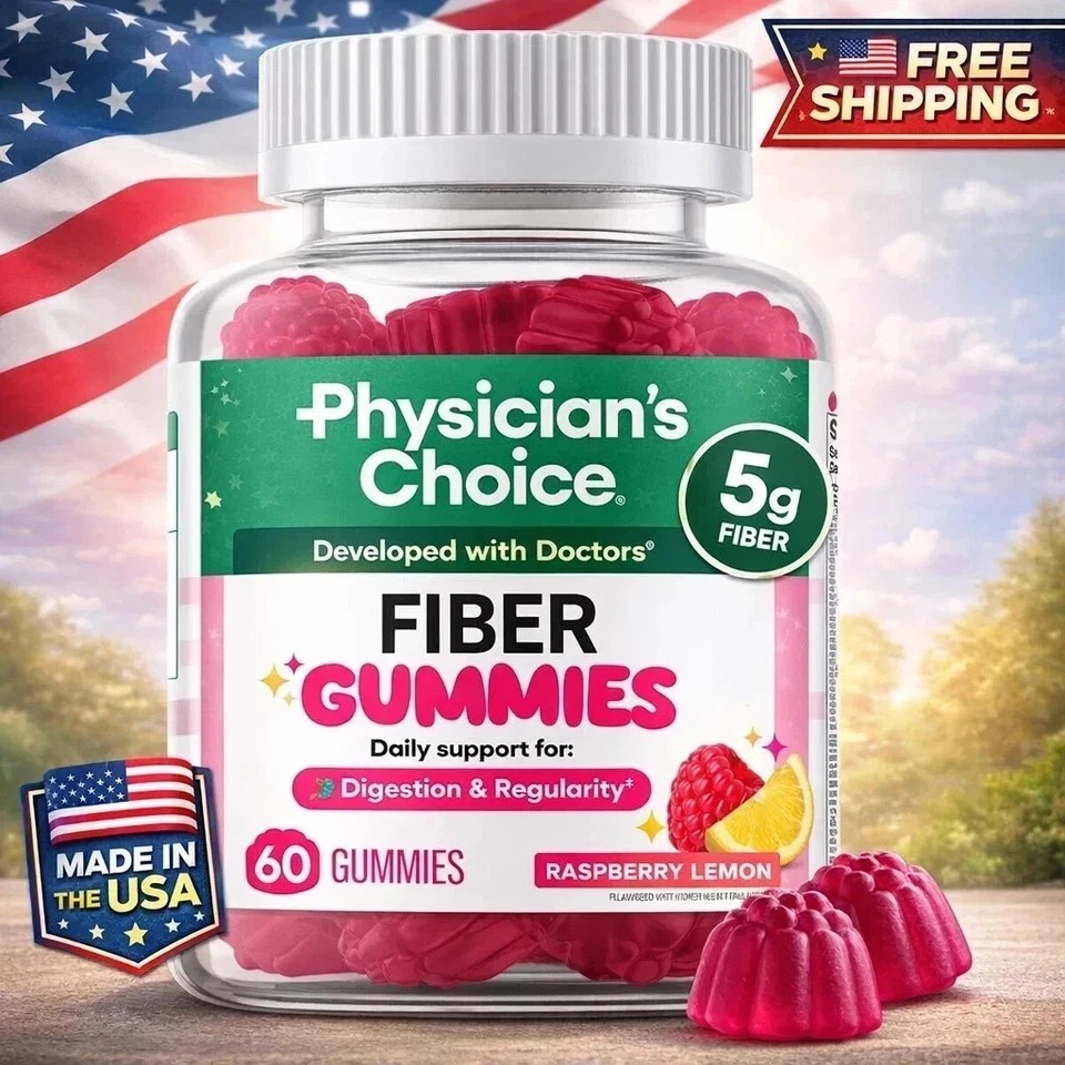 Physician’s Choice Fiber Gummies 3-Pack: Digestive Health & Regularity