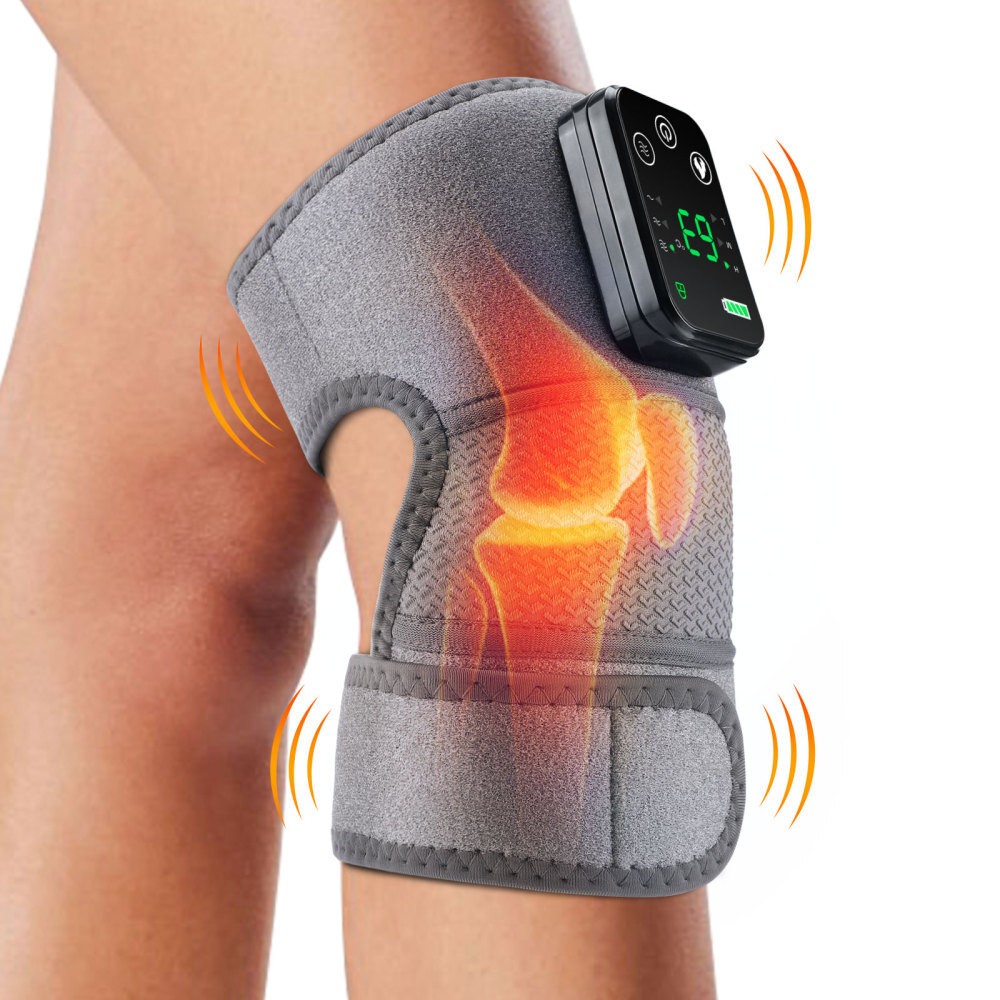 Electric Knee Massager Massage Pad with Heat Joint Pain Relief Blood Circulation