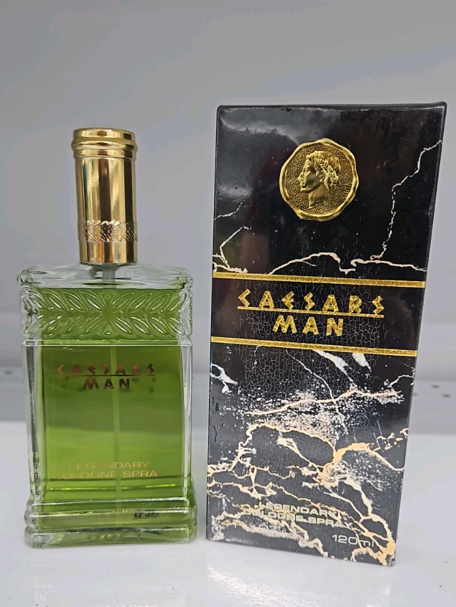 Vintage DISCONTINUED Caesar’s Man LEGENDARY Cologne Spray 4fl Oz Brand NEW In…