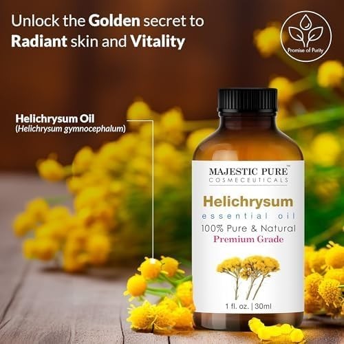 Helichrysum Essential Oil for Diffuser – 1 fl oz | 100% Pure & Natural Essentia