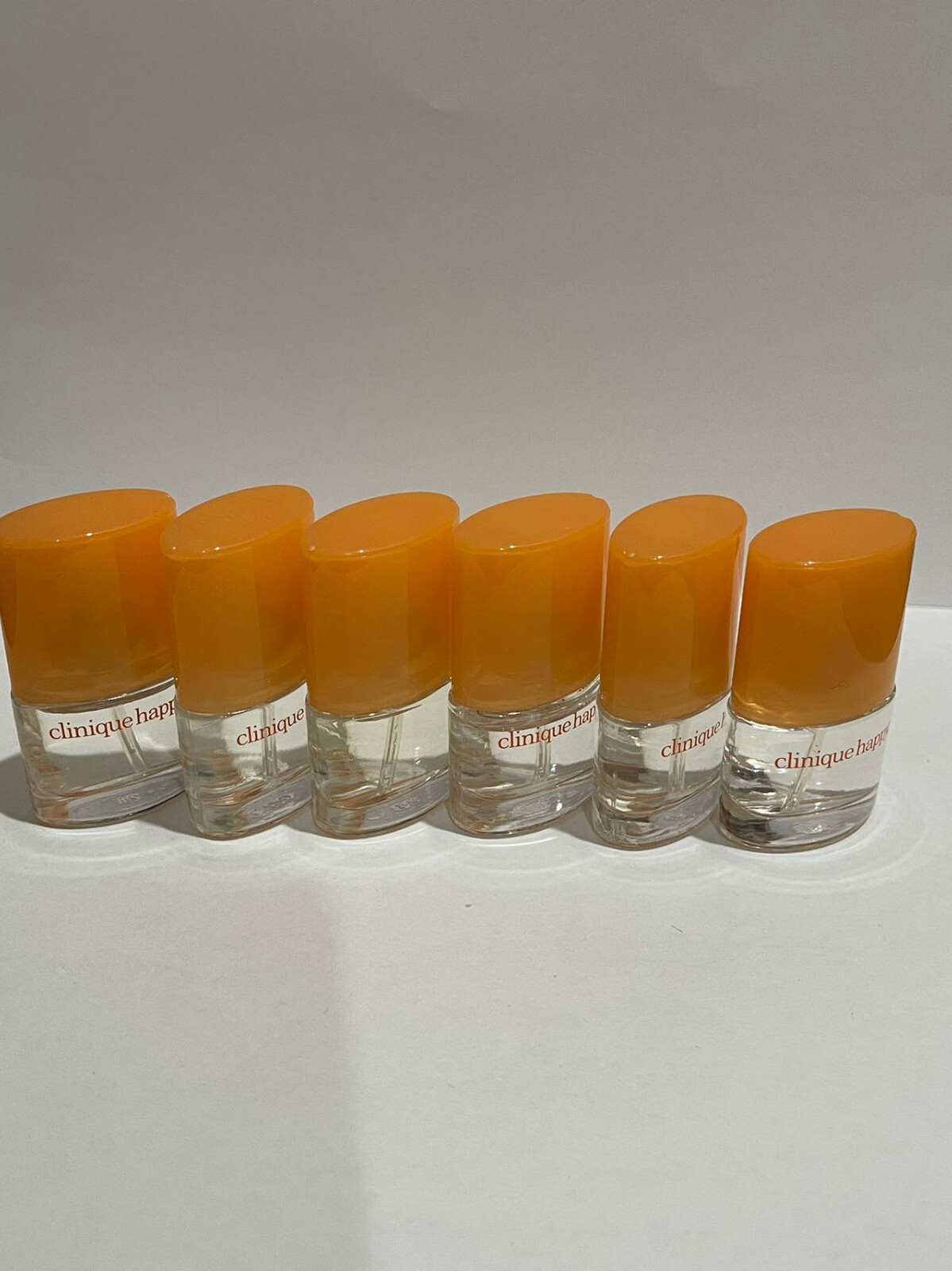 6x Clinique Happy Perfume 0.14 oz Mini Bottle Deluxe Spray Gift Set