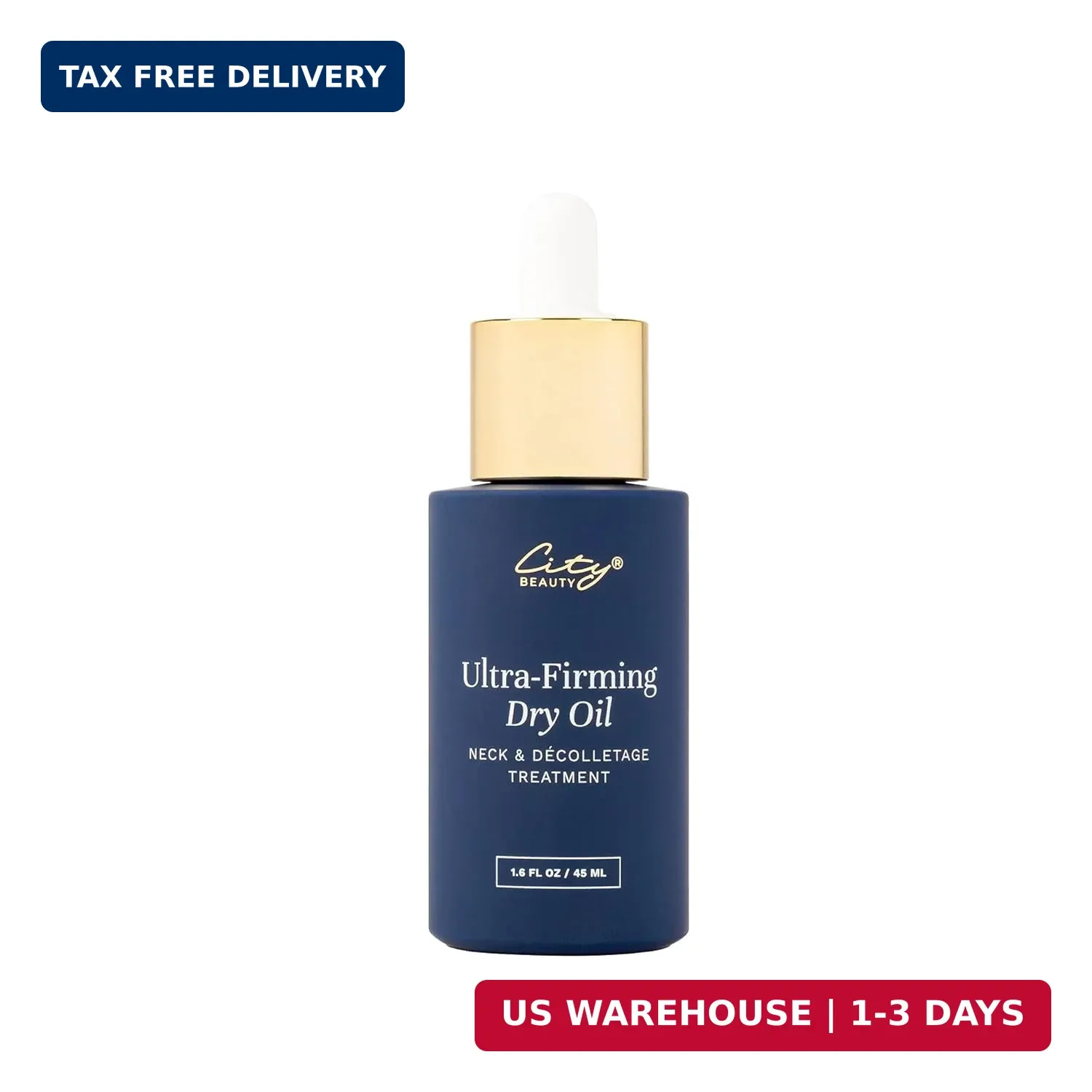 City Beauty Ultra-Firming Dry Oil – Neck & Décolletage Treatment – Hydrate & Lif