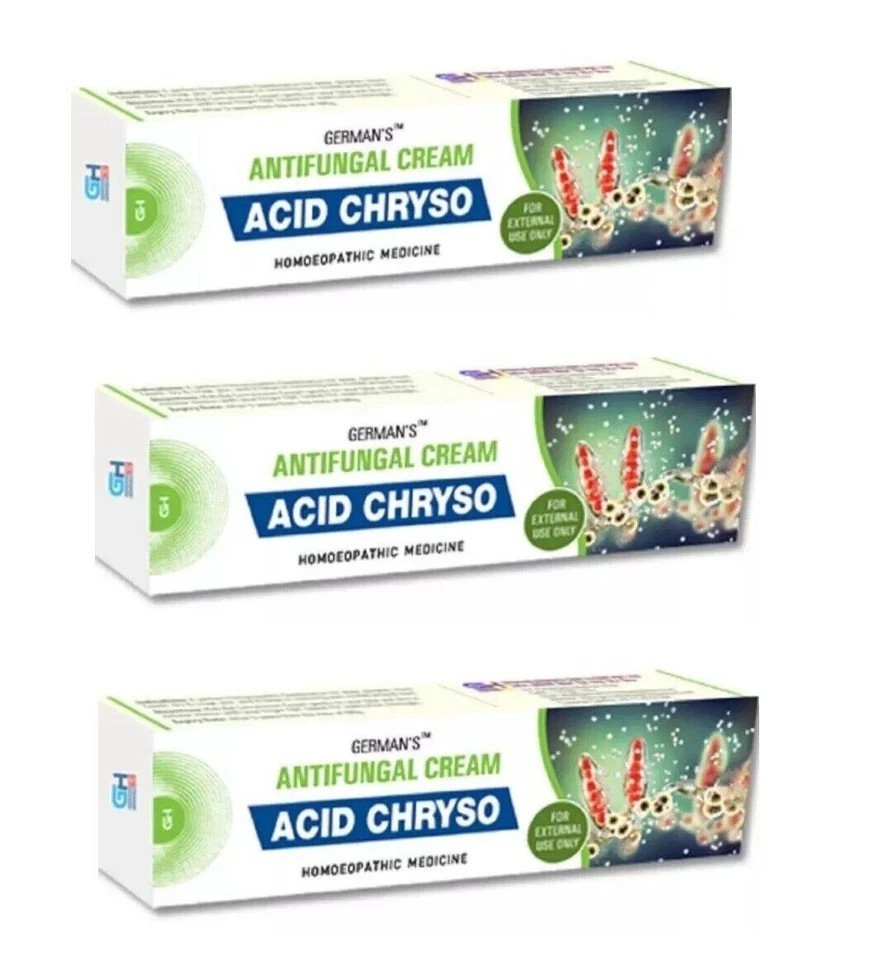 GERMAN’S ACID CHYRSO ANTIFUNGAL CREAM 25g X 3 FAst SHIP