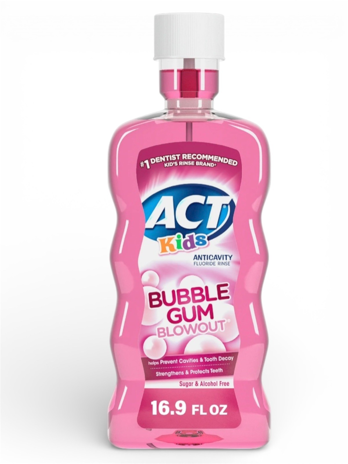 ACT Kids Anticavity Fluoride Rinse for Bad Breath Treatment boundle pack(5)