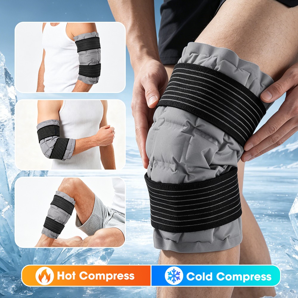 Knee Ice Pack Wrap Reusable Ice Pack Therapy Wrap After Surgery Sports Injuries