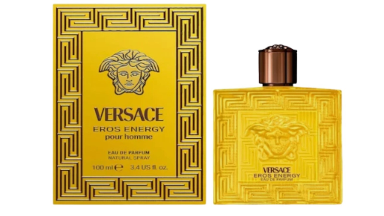 Versace Eros Energy by Gianni Versace 3.4 oz EDP Cologne for Men New in Box