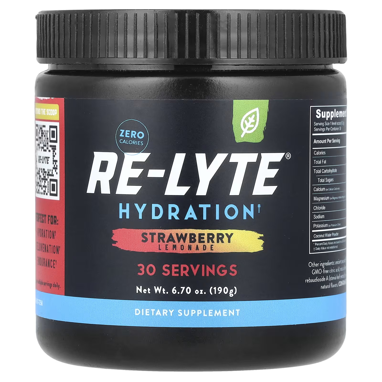 2 X Redmond Trading Company, Re-Lyte� Hydration, Strawberry Lemonade, 6.7 oz (19