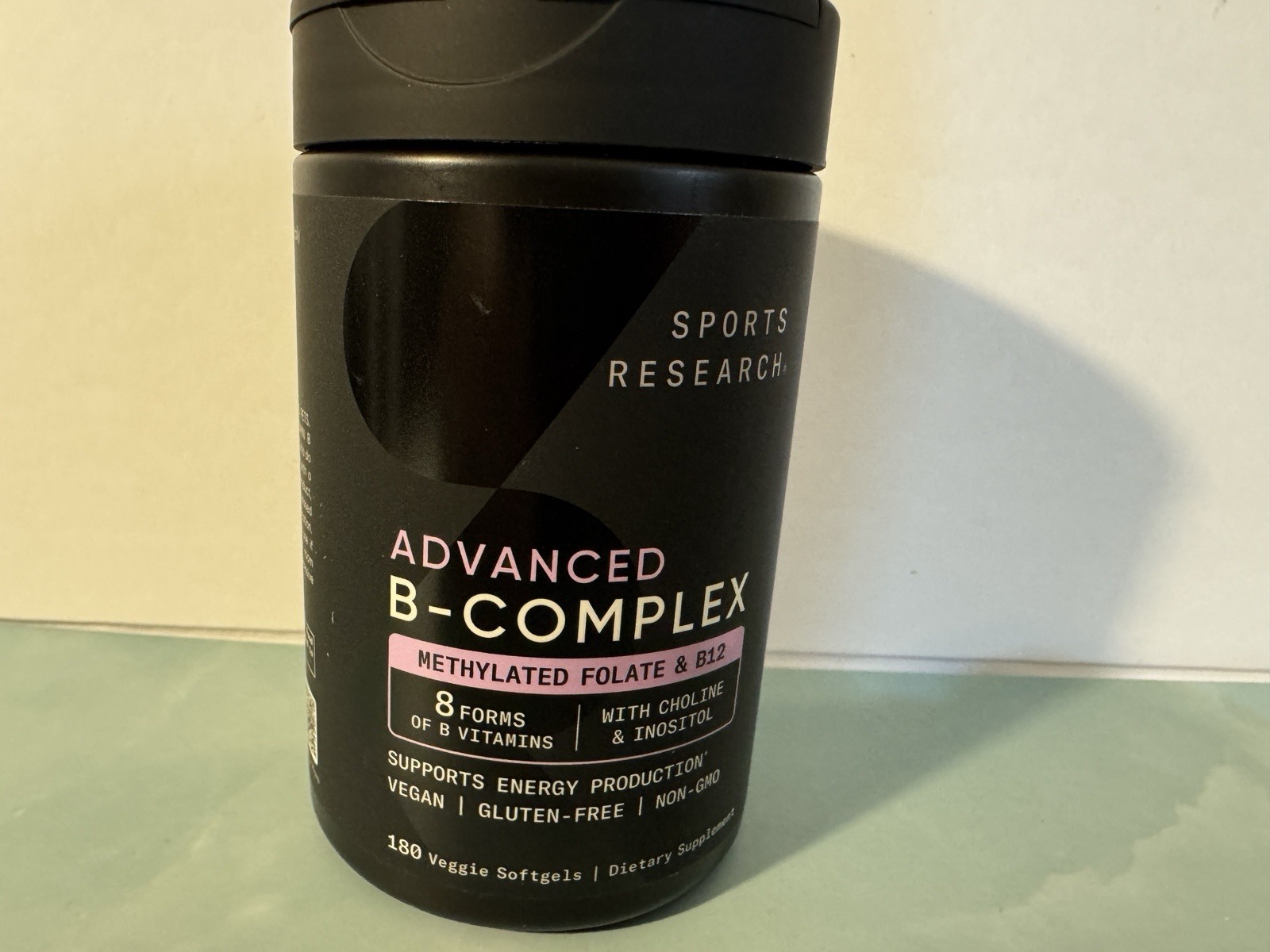 Sports Research Vitamin B Complex, 180 Veggie Soft Gels EXP: 11/2028