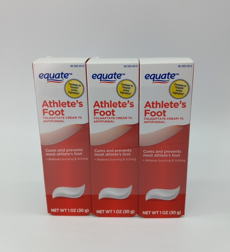 3X Compares To Tinactin Athlete’s Foot Treatment Antifungal Cream 1oz exp 6/27