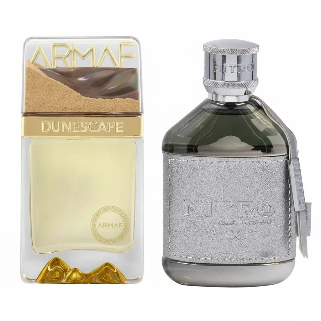 Nitro Elixir by Dumont & Dunescape Dubai by Armaf Bundle 3.4 oz