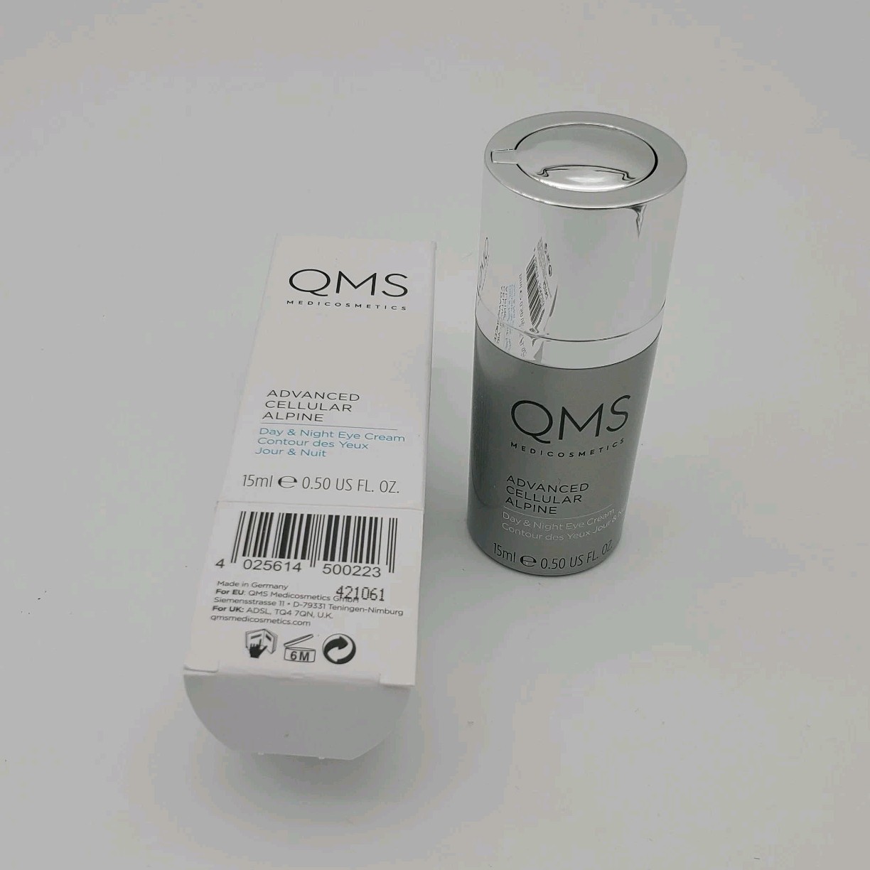 QMS Medicosmetics Advanced Cellular Alpine Day & Night Eye Cream 0.5 fl oz