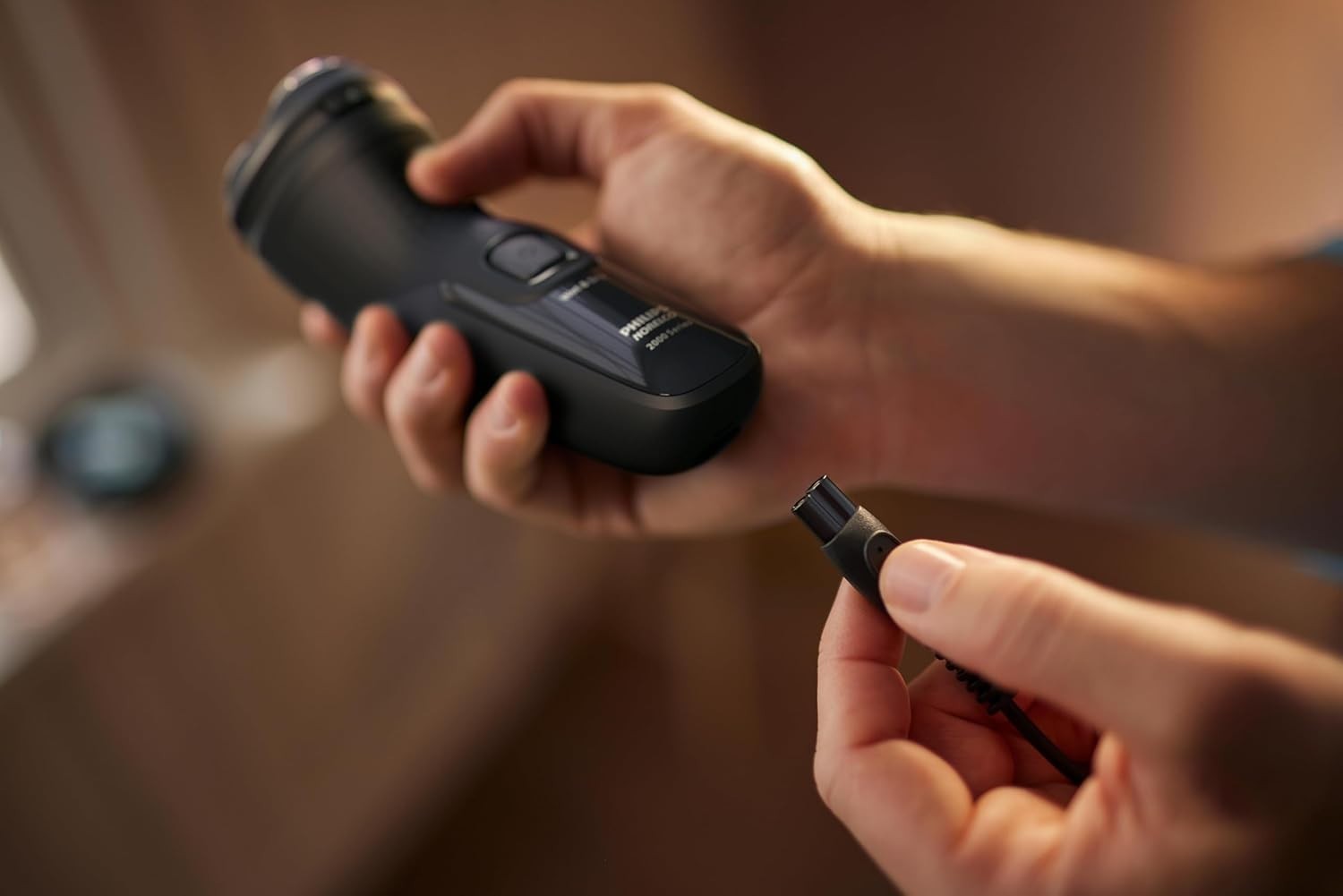 Philips Norelco Shaver 2400 Series Wet/Dry, Pop-up Trimmer, X3001/90, Black