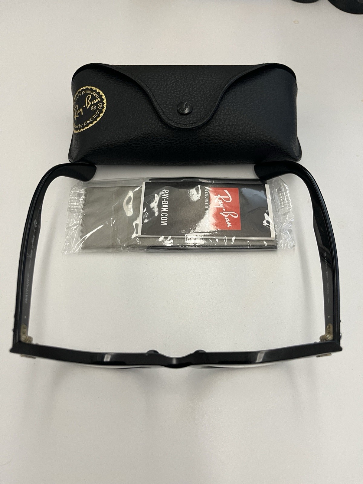 Ray-Ban Wayfarer RB 4340-V 2000 50[]22 150 Eyeglasses Italy Black FRAMES ONLY