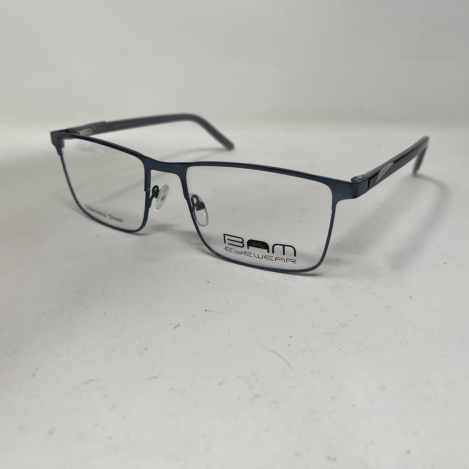 BAM EYEWEAR 520 Blue 58-18-150 Large Flex Hinge Eyeglasses (747