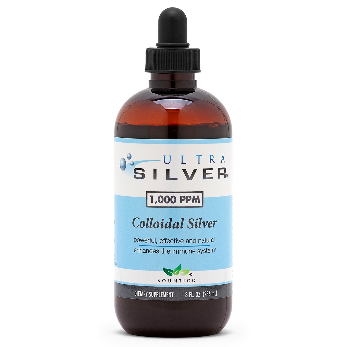 Ultra Silver PLATA COLOIDAL 1000 ppm 8 oz -silver