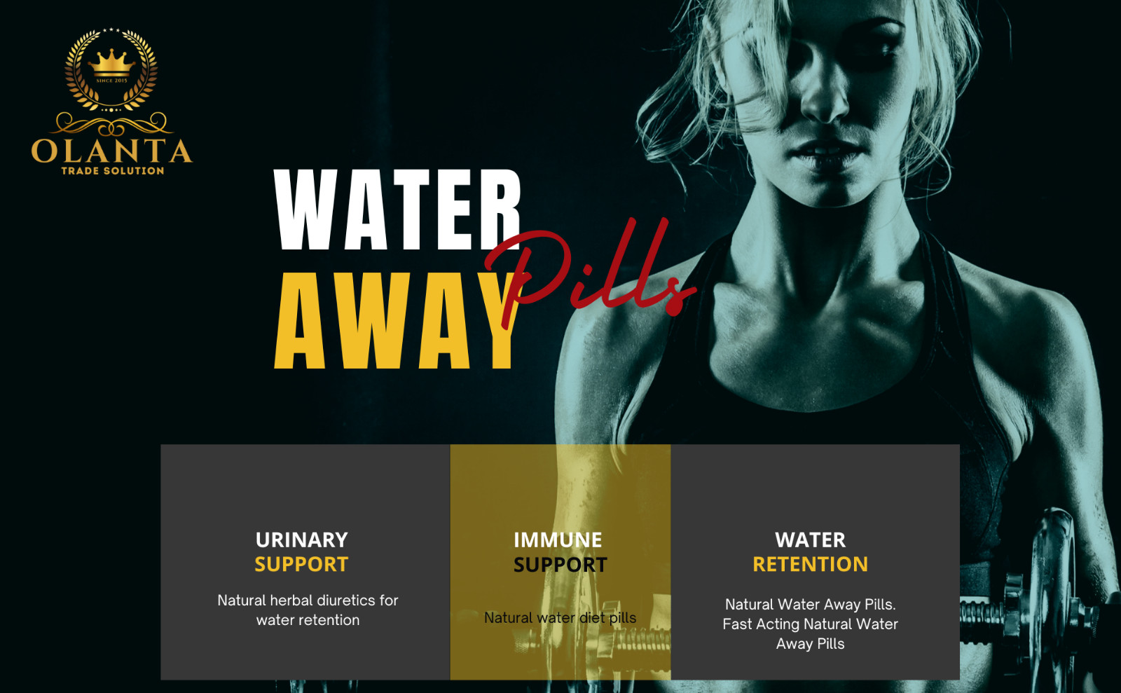 WATER AWAY – Immune system support, Kidney support, Water Retention and Flushing