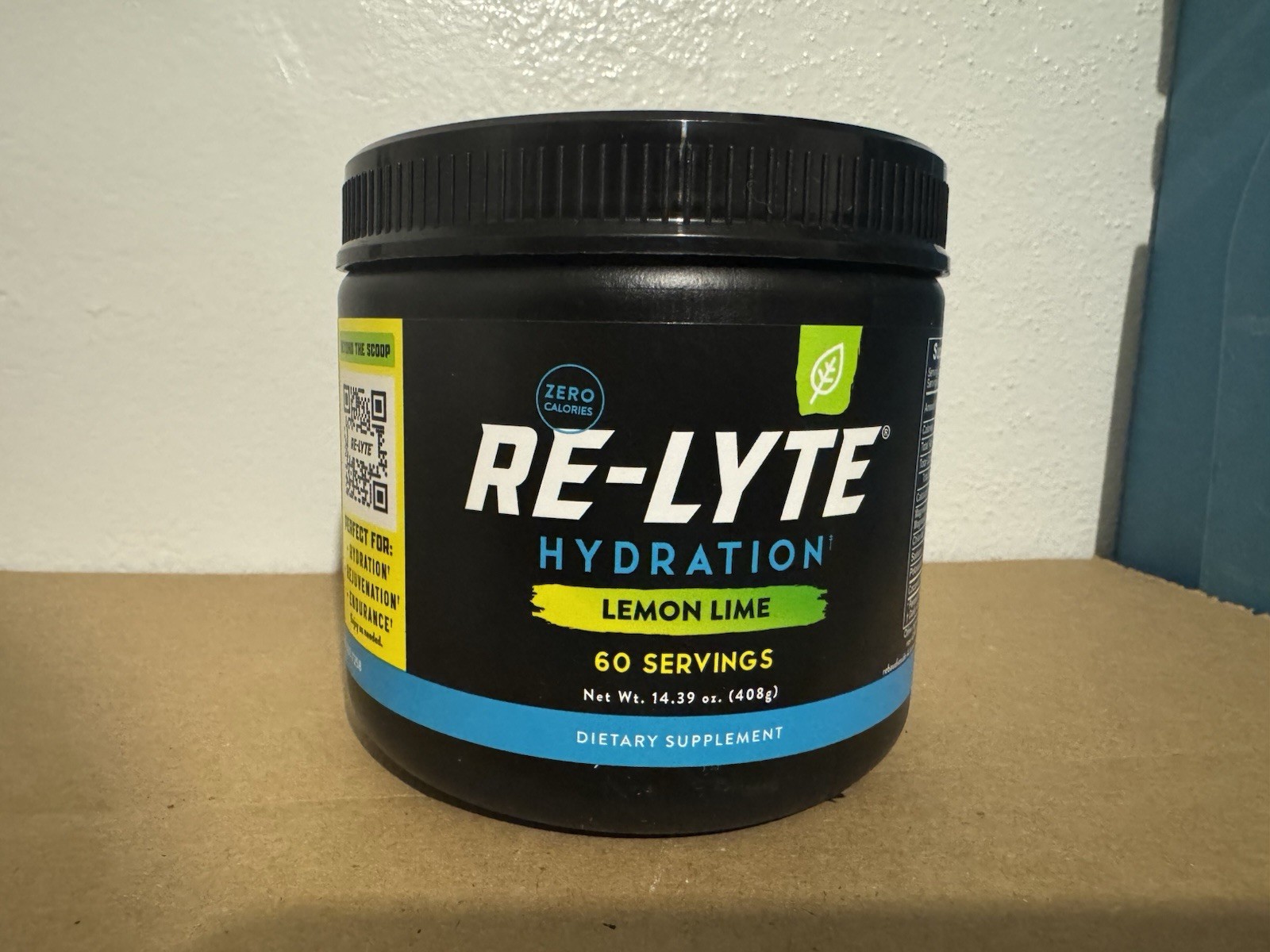 Redmond Re-Lyte Hydration Electrolyte Mix Lemon Lime 60 Servings BRAND NEW!