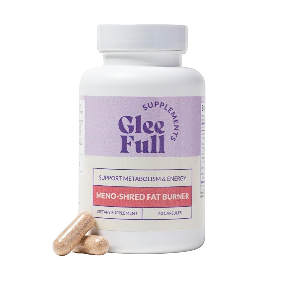 Fat Burner Supplement Meno Shred Metabolism Support Women 60 Count GLEEFULL