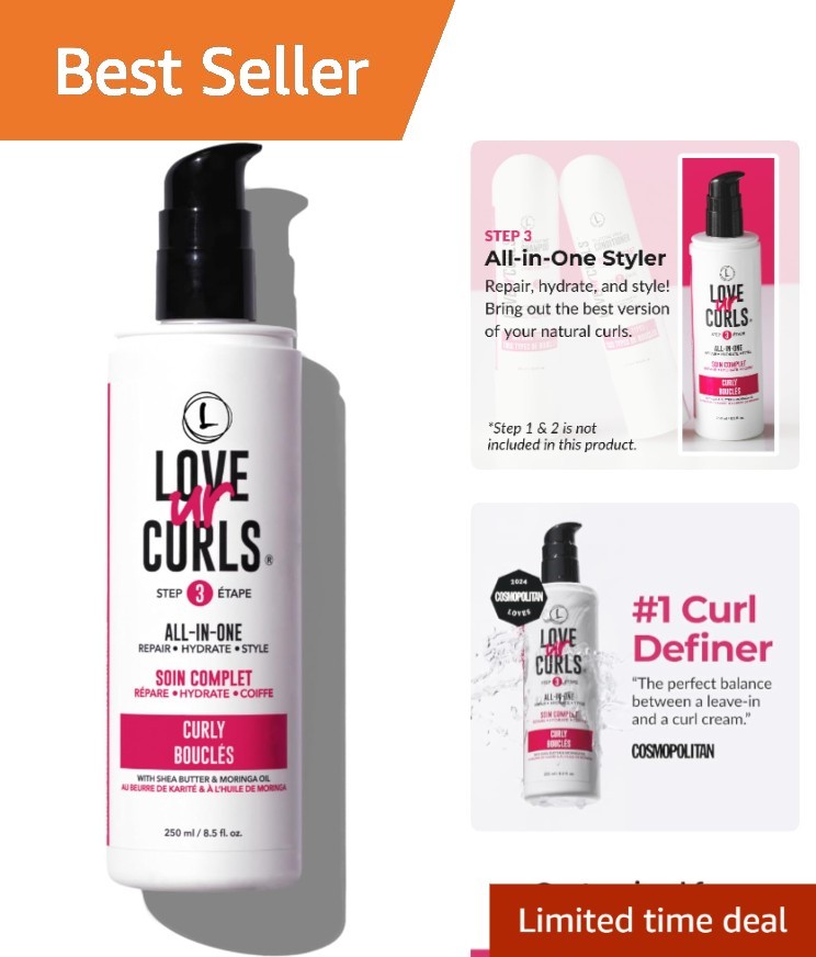 All-in-One Curl Cream Styler for Soft, Defined, Frizz-Free Curls