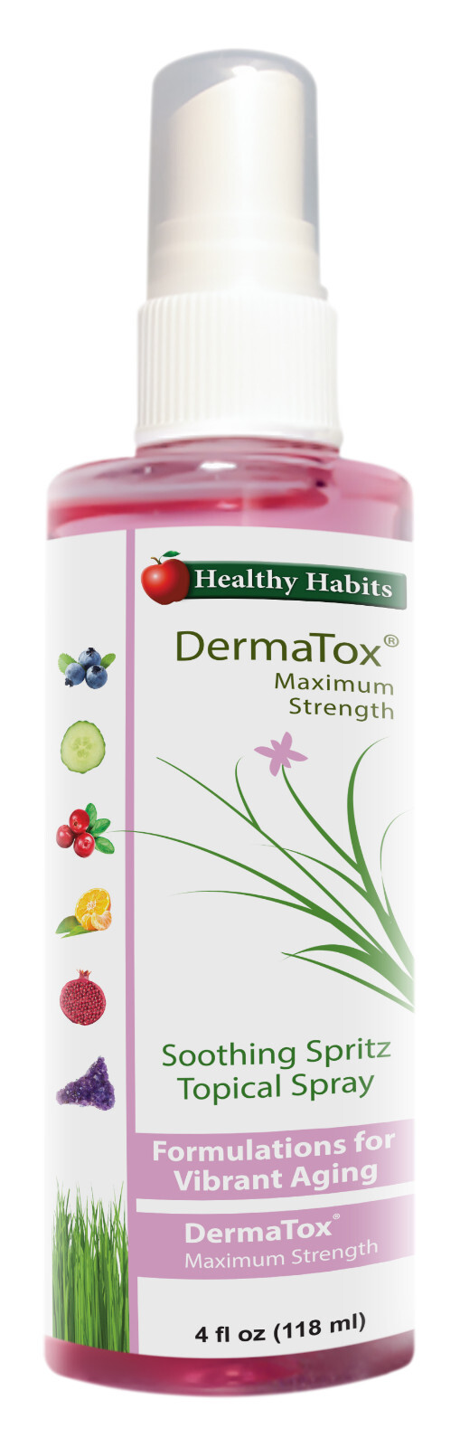 Healthy Habits DermaTox 4oz Soothing Spritz Topical Spray