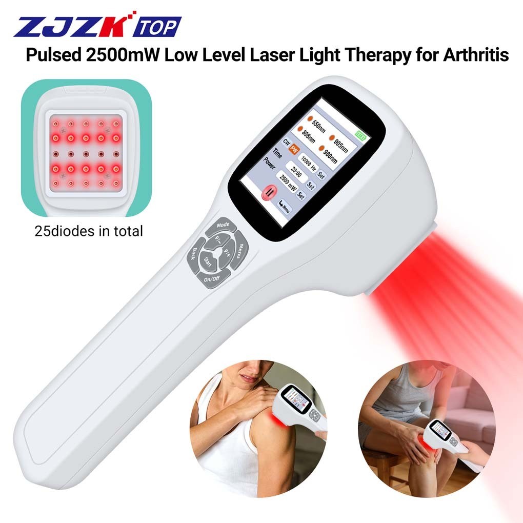 2.5W Laser Therapy 650nm 808nm 905nm 980nm for Deep Tissue Fibromyalgia Pain