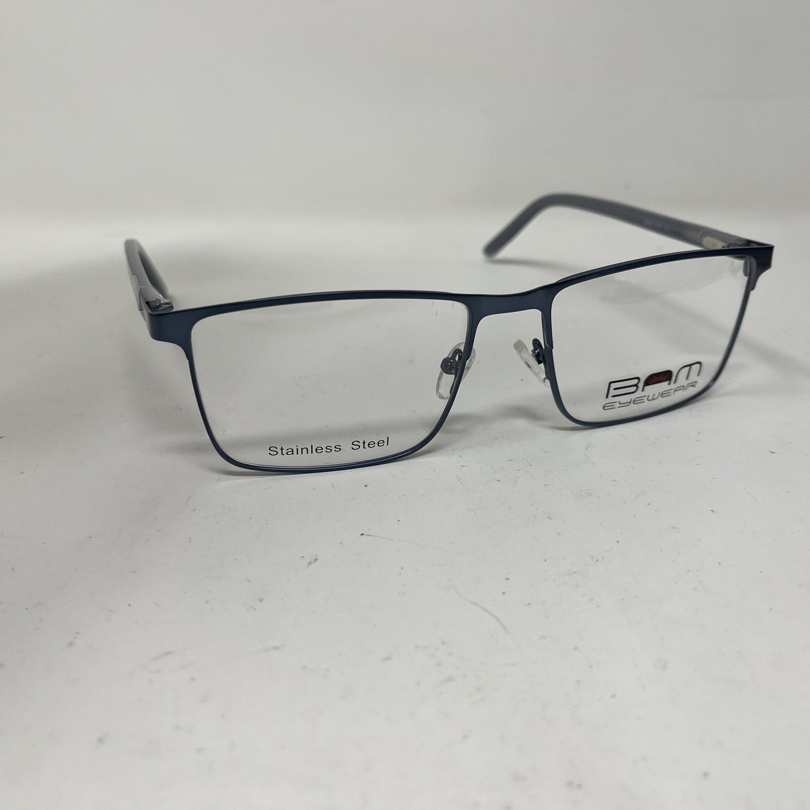BAM EYEWEAR 520 Blue 58-18-150 Large Flex Hinge Eyeglasses (747