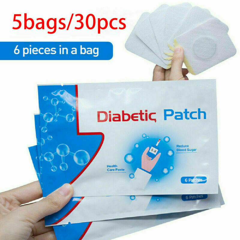 USA Stock-30Pcs Diabetic Patch Stabilize Blood Sugar Balance Glucose Plaster
