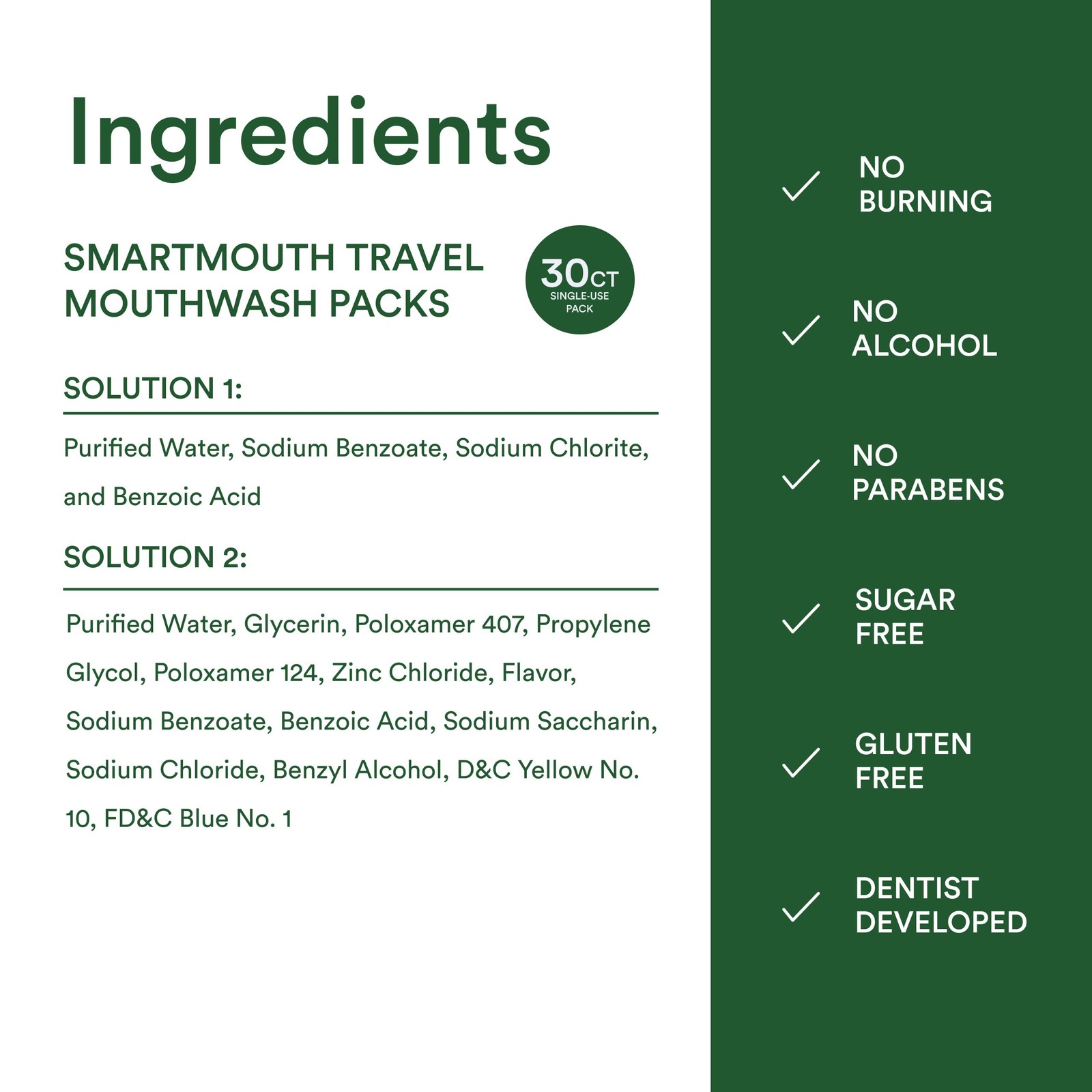 SmartMouth Original Zinc Activated Mouthwash Single Packs 4 Fl Oz (Pack of 3)